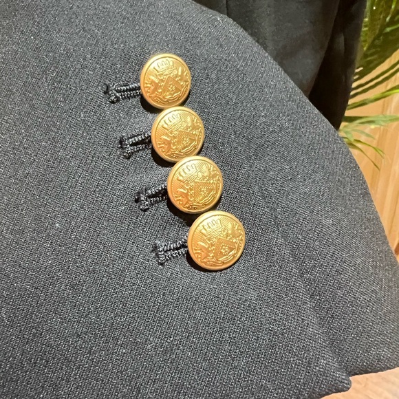 Express Scuba Captain's Double Breasted Black Blazer 10 - Picture 9 of 9